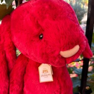 Jellycat ORIGINAL BASHFUL LUXE BUNNY SCARLETT Authentic US seller HUGE sold out